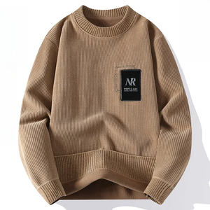 เสื้อสเวตเตอร์คอกลมลำลองสำหรับผู้ชาย, เสื้อกันหนาวคอตตอน100% เสื้อมีฮู้ดเสื้อสวมหัวพิมพ์กราฟิกพื้นเรียบออกแบบให้มีลายสำหรับฤดูหนาว - Product Image 1