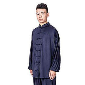 ชุดกังฟูของผู้ชายชุดกิโมโนจูจุสึมีหลายขนาดสำหรับใส่คาราเต้ศิลปะการต่อสู้ - Product Image 4