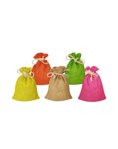 Colorful Cotton Jute Drawstring <b>Bags</b> 100% Organic Cotton Reusable <b>Storage</b> <b>Bags</b> Cotton Produce <b>Bag</b> Jewelry Gift Wedding Favor - Product Image 3