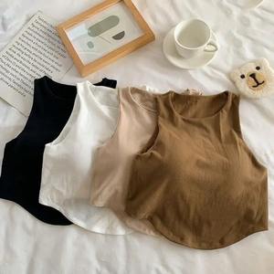 Sujetador deportivo con cuello en U para mujer, camiseta sin mangas para correr, Yoga, gimnasio, Sujetador deportivo de realce para mujer, ropa deportiva, camisa de Base sólida - Product Image 2