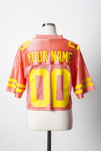 Camiseta de Fútbol Estilo Americano para Hombre, Personalizable, para Prácticas Deportivas, con Impresión de Nombre del Equipo, Servicio OEM - Product Image 2