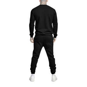 Survêtements pour hommes de haute qualité respirant tricoté 2 pièces tenues athlétiques décontractées survêtements pour hommes ensemble ensembles de survêtement - Product Image 4