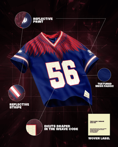 Maillot Owl's Den unisexe personnalisé col en V respirant Y2K Streetwear surdimensionné demi-manches Style décontracté imprimé Technics - Product Image 3