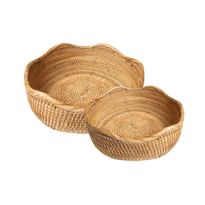 PANIER EN ROTIN polyvalent Panier tendance élégant Panier à pain Solution de rangement abordable et tissé à la main au Vietnam - Product Image 1