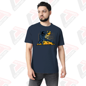 T-shirt confortable ultra-doux essentiel pour femmes été appliques écologiques denim batik velours côtelé patchs en tissu perles - Product Image 6