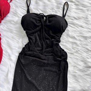 Vestido largo de cuerpo Maxi para mujer Vestido Maxi informal de seda a rayas personalizable Estilo lavable y dulce a un precio razonable - Product Image 2