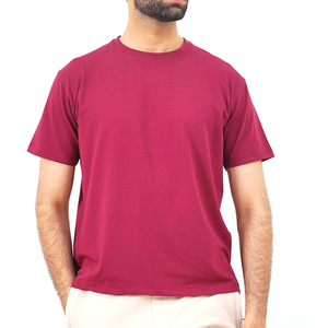 Camiseta de algodón grueso Camiseta de calle de algodón en blanco Camiseta personalizada de alta calidad Impresión de peso pesado Camisetas para hombres - Product Image 5