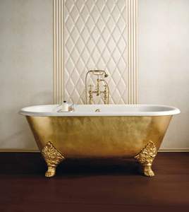 Baignoire en laiton massif artisanale adaptée à la décoration intérieure de style héritage avec un charme intemporel et des détails artisanaux - Product Image 3