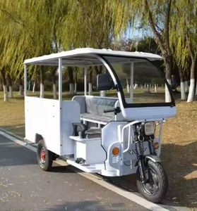 Triciclo Eléctrico de 3 Ruedas Tipo Tuk Tuk con Carrocería Cerrada para Turismo y Transporte de Pasajeros, 4 Plazas, 70 km/h (NUEVO) - Product Image 5