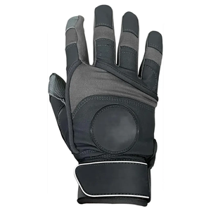 Gants de frappe de baseball en cuir taille adulte, logo personnalisé, respirants, ambidextres, entraînement au softball, gants de sport OEM - Product Image 3