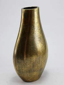 Florero de hierro de estilo antiguo moderno directo de fábrica, jarrón de Metal de acero de mesa con acabado rústico - Product Image 4