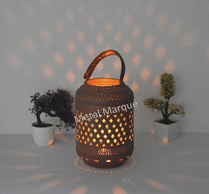 Hot Modern <b>Large</b> Garden Hanging Vessel Metal <b>Candle</b> Holder <b>Lantern</b> Home and Outdoor Decorative Metal Mini <b>Lanterns</b> for <b>Candle</b> - Product Image 2