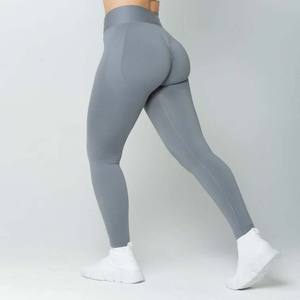 Pantalon de yoga fitness à carreaux pour femmes personnalisé de haute qualité Leggings serrés à fermeture élastique taille moyenne-Vente en gros - Product Image 1
