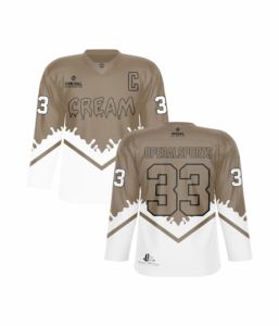 Ropa Deportiva de Hockey sobre Hielo de Alta Calidad, Jersey de Hockey sobre Hielo Rojo y Negro, Ropa de Equipo, Jersey de Hockey sobre Hielo con Estampado por Sublimación Personalizado, Unisex - Product Image 3