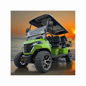 Chariot de golf de luxe à 4 roues motrices Véhicule utilitaire 4 + 2 places électrique au lithium prix d'usine - Product Image 3