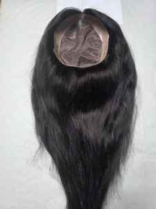 วิกผมโมโนสำหรับผู้หญิงผมคนอินเดียมีหลายสไตล์ (คลื่นน้ำคลื่นธรรมชาติเป็นต้น) 100น้ำหนักเบา-150กรัม - Product Image 3