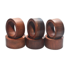 Servilleteros de madera, vajilla decorativa de recepción, servilletero de madera hecho a mano de la mejor calidad - Product Image 6