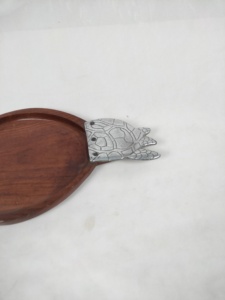 Bandeja de Servir de Madera con Incrustaciones de Madreperla Pulida Ecológica, Diseño Único para Decoración del Hogar a Precio Competitivo - Product Image 2