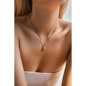 Collana con Perline Arcobaleno in Stile Bohémien Placcata Oro 18K, Ispirata all'Estate e alla Spiaggia, Regalo Perfetto per Mamma o Lei, con Perla da 16-18 Pollici - Product Image 3