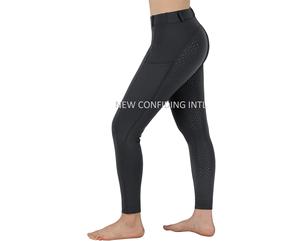 Leggings d'équitation haut de course de cheval, meilleures ventes, fabrication de vêtements équestres, collants d'équitation personnalisés avec poches pour téléphone - Product Image 5