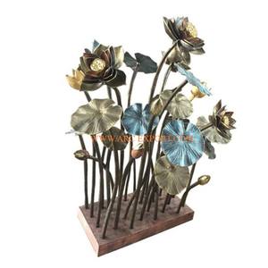 Juego de 3 centros de mesa de madera y aluminio, 3 piezas, decoración de mesa, diseño atractivo, centro de mesa de decoración de fiesta elegante chapado en oro - Product Image 6