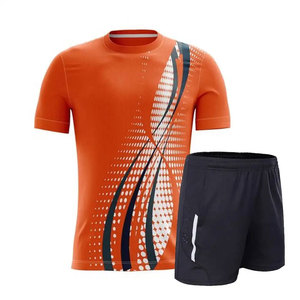 2024 Ropa de tenis profesional para hombres Impresión de logotipo personalizado Uniformes personalizables de tela a granel duraderos - Product Image 2