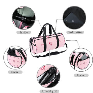 Nuevo logotipo personalizado Bolsas de lona de gran capacidad Ligero Precio barato Bolsa de viaje de lona - Product Image 2