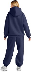 Haute qualité femmes Streetwear solide survêtement sweat à capuche personnalisé pantalon de survêtement à fermeture éclair latérale 100% coton polaire léger personnalisé - Product Image 5