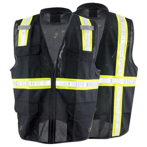 Manténgase seguro en la carretera o en el sitio con el chaleco de seguridad de otoño informal transpirable reflectante de alta visibilidad - Product Image 4