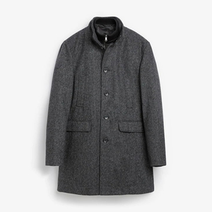 เสื้อโค้ทแฟชั่นคอตั้งระบายอากาศมาใหม่เสื้อโค้ทเข้ารูปพอดีตัวสำหรับผู้ชายเสื้อโค้ทตัวยาวแบบลำลองสำหรับผู้ชายสินค้ามา2024 - Product Image 5