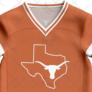 #1 University Of Texas Longhorns <b>Toddler</b> Lightweight Collegiate <b>Football</b> Fashion Jersey - Texas Orange - Product Image 4