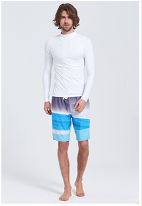 Venta al por mayor en blanco de manga completa de diseño personalizado de los hombres Rash Guard poliéster/material de nylon ropa deportiva tarifa barata 2025 - Product Image 6