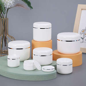 Unalilia WGCJ High Grade PP Empty Round White Cosmetic <b>Plastic</b> Jar with Liner for Skin Care Cream Box <b>Packaging</b> - Product Image 4