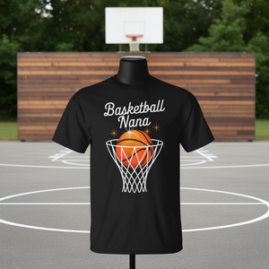 T-Shirt Promozionale per Amanti del Basket con Scritta 'Grandma Nana' - Product Image 3
