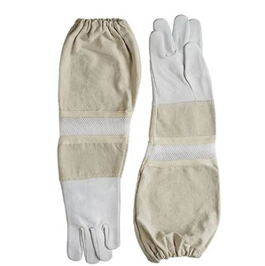 Guante de apicultura profesional con logotipo impreso personalizado, gran oferta, venta al por mayor - Product Image 6