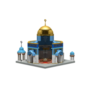 Venta al por mayor de alta calidad Unisex multicolor ABS islámico juguete educativo para niños musulmanes TAKVA Kids Dome of the Rock Masjid al-Aqsa - Product Image 2