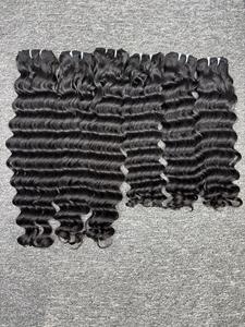 เครื่องต่อผมแบบลอนคลื่นบริสุทธิ์จากคนเวียดนามแบบ100% ผ้าสองชั้นธรรมชาติจากผมของผู้บริจาค - Product Image 2