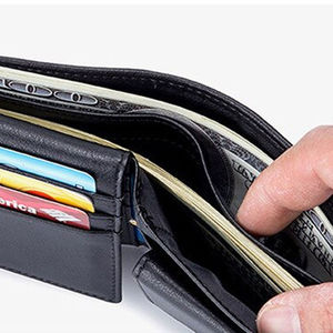 Cartera de Cuero Genuino Premium para Hombre, Cierre Abierto, Diseño Corto y Duradero, Uso Diario, Delgada, Casual, Elegante y Personalizable - Product Image 6