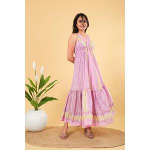 Vestido Maxi vintage de seda para bodas en la playa, elegante look de fiesta de noche con espalda descubierta, diseño tejido lavable - Product Image 2