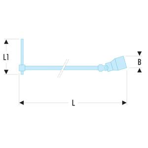 Clés à douille universelles Facom avec poignée coulissante métrique, produit de qualité supérieure - Product Image 2
