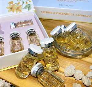 2025 nueva llegada blanqueamiento de la piel calmante y calmante Kit de suero Citron y Calendula Booster ampolla precio al por mayor - Product Image 3