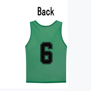 Chalecos de Entrenamiento para Adultos, Diseño Personalizado con Talla, Fútbol, 100% Poliéster, Cuello Redondo, Secado Rápido, Ligeros - Product Image 2