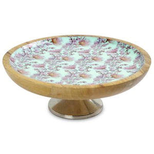 Beautiful <b>wooden</b> <b>cake</b> <b>stand</b> for birthday and anniversary <b>cake</b> cutting - Product Image 2