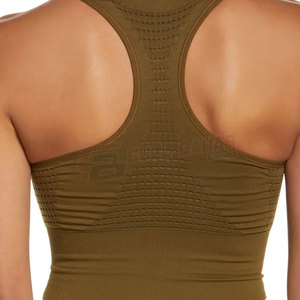 Sujetador Deportivo Racerback para Mujer con Alta Sujeción, Tejido Transpirable, Logotipo Frontal, Colores Vibrantes para Yoga y Entrenamiento - Product Image 3