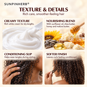 Sunpineub น้ำมัน mafura ให้ความชุ่มชื่นผมลอน340ก. ผมหยิก - Product Image 3