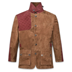 Chaquetas de cuero de moda con logotipo personalizado, chaqueta de cuero de piel de cabra para hombre, chaqueta de invierno de cuero delgada personalizada de alta calidad para hombre - Product Image 6