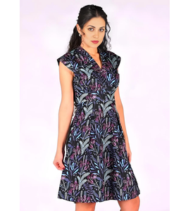 Vestido Billie de Algodón con Mangas Cortas para Mujer, Ropa de Diario Moderna que Ofrece un Tacto Suave, Comodidad Relajada y Elegancia, Apto para Todas las Temporadas - Product Image 2