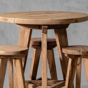 Ensemble de table de bar en bois de teck naturel de meubles d'extérieur de nouvelle conception-Viona - Product Image 5