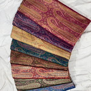 Tissu de brocart de soie respirant brodé de qualité supérieure pour les vêtements ethniques de mariage - Vente en gros - Product Image 1