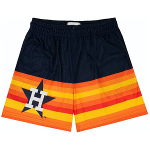 Pantalones cortos deportivos de baloncesto de malla para hombre con sublimación personalizada Pantalones cortos de malla EE de 5 pulgadas de poliéster de alta calidad - Product Image 5